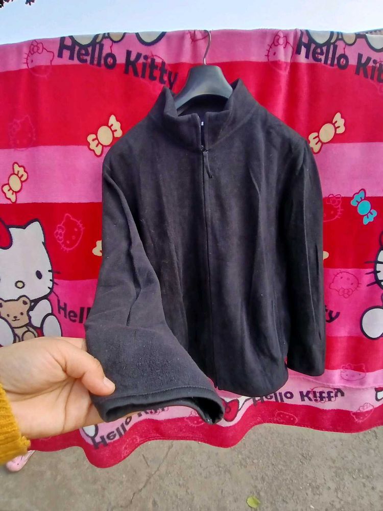 Black Fleece Jacket 🤸‍♂️🏋‍♀️🏃‍♀️👟💨