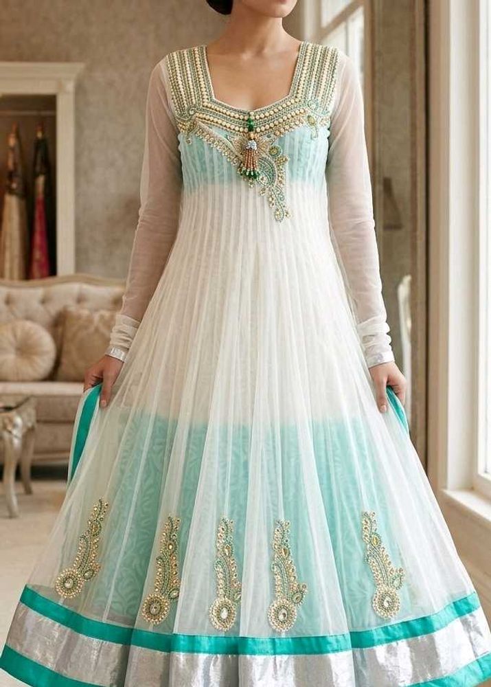 Embroided Anarkali Heavy Suit