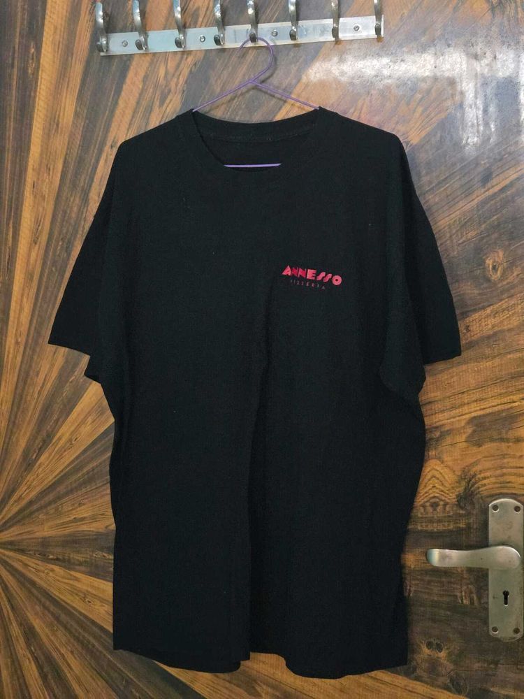 Annesso Pizzeria Graphic Black T-Shirt