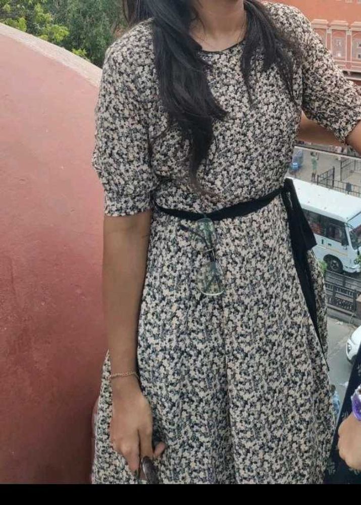 Floral Print Dress Material