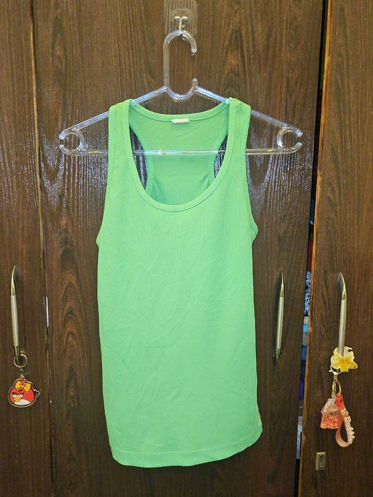 Light Green Racerback Tank Top