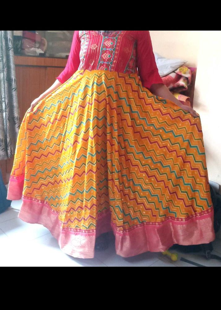 New Ethnic Haldi Gown