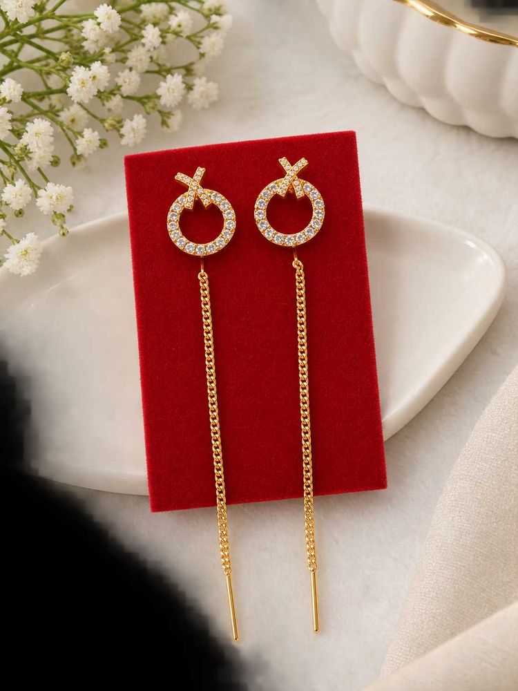 Sparkling Drop Earrings