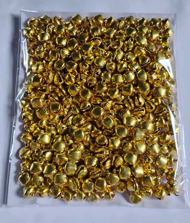 100pieces Ghungroo Golden Jingle Bells for Crafts
