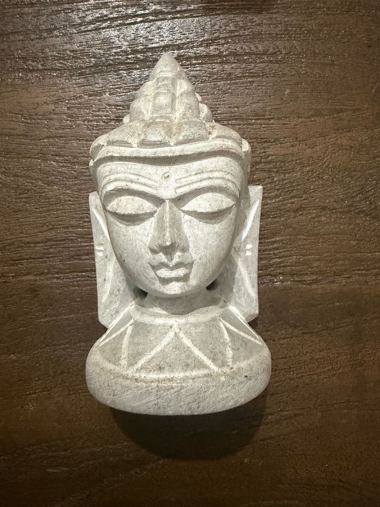 Stone Buddha Head Statue