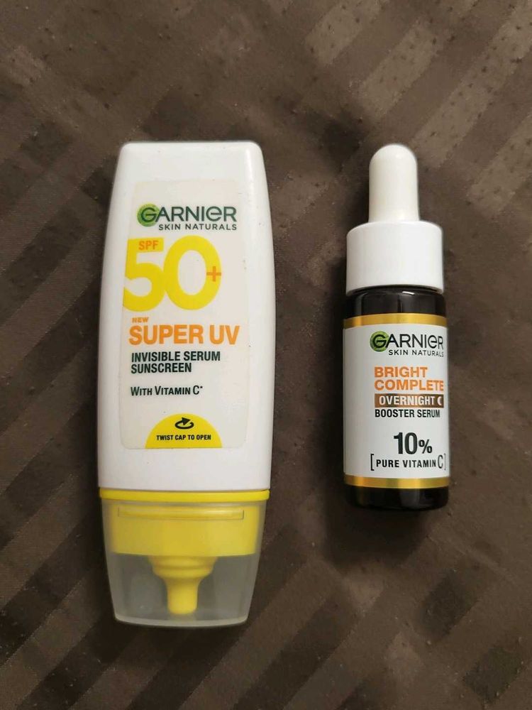 Garnier Sunscreen &amp; Vitamin C Serum