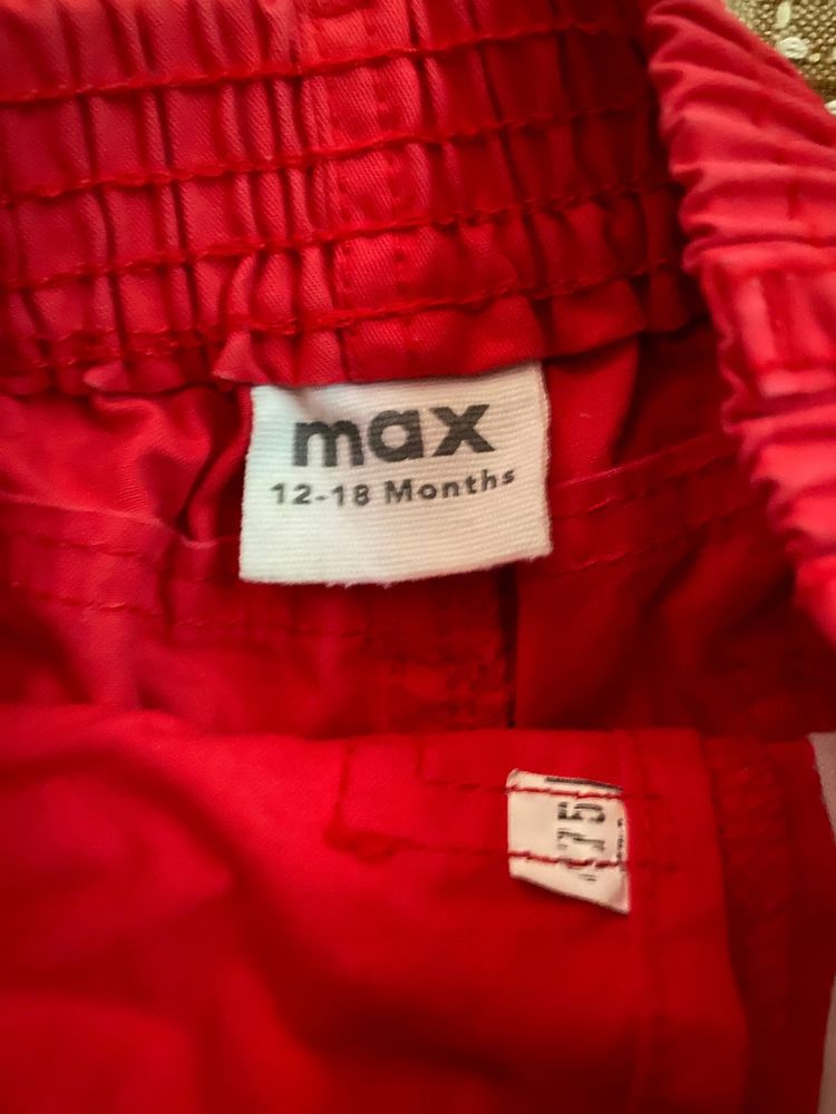 Cute Red Shorts For Girl/boy