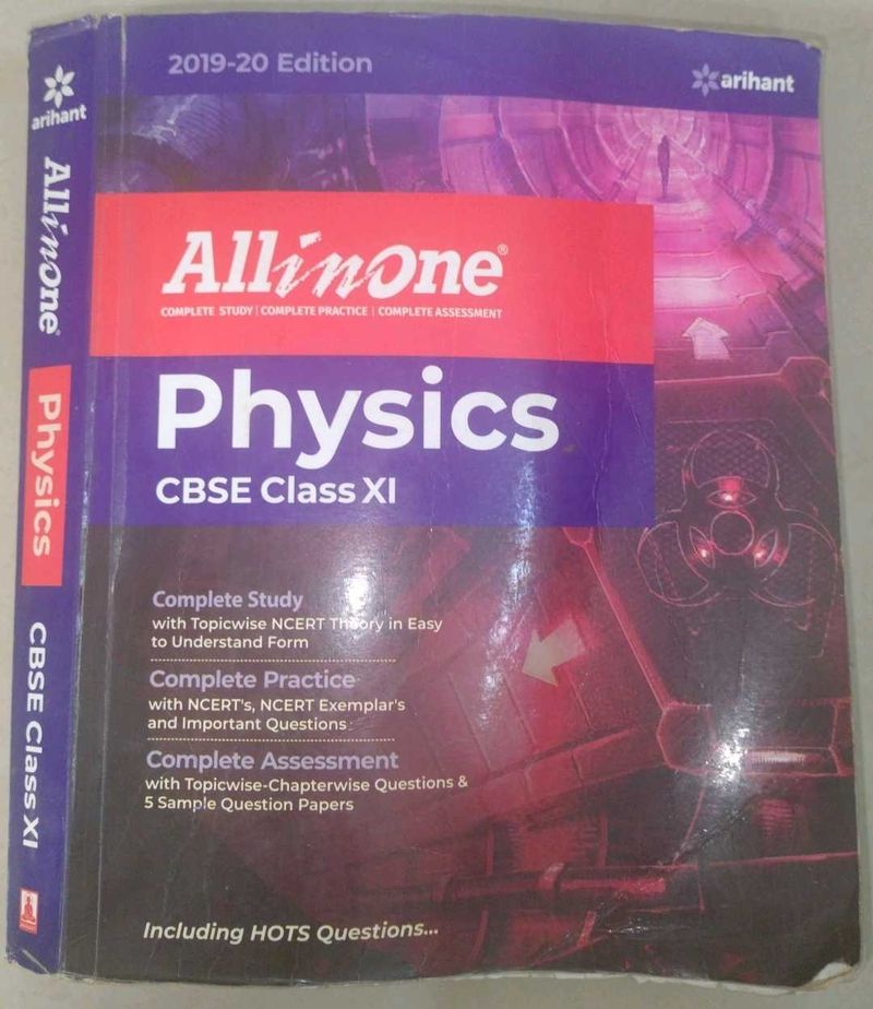 All in One Physics CBSE Class XI (2019-20 Edition)