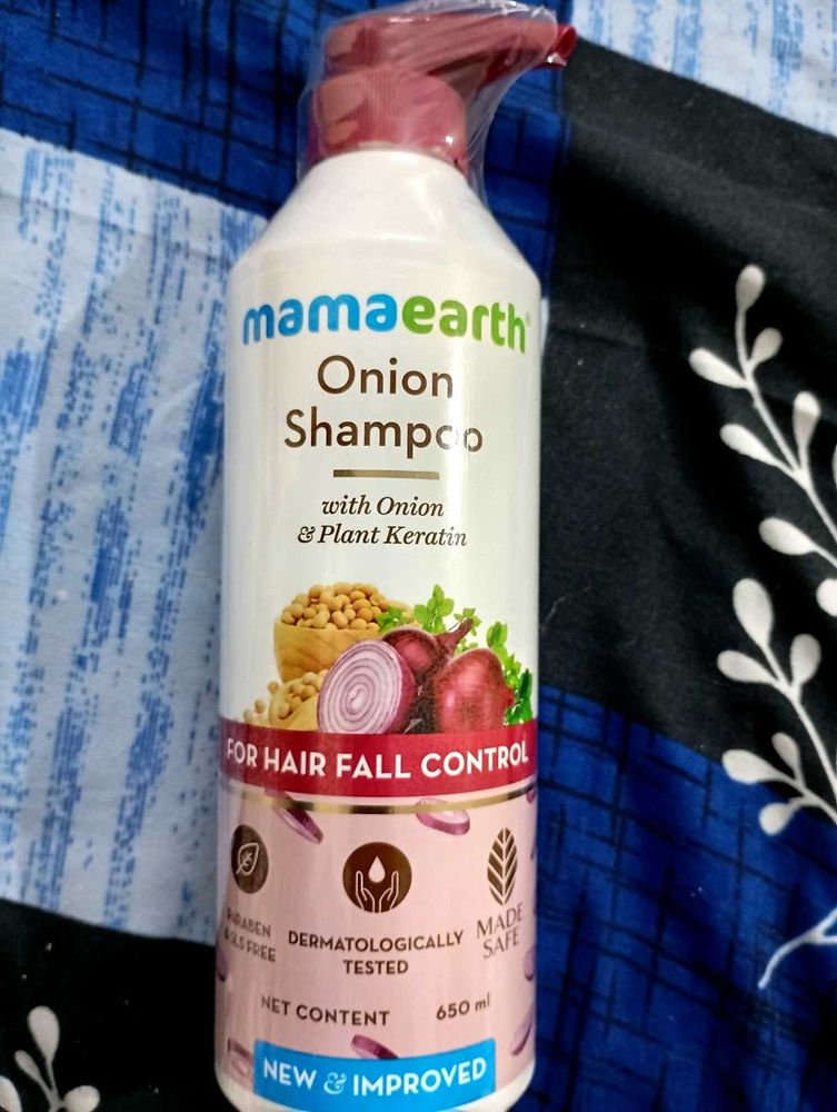 mamaearth onion shampoo 650ml