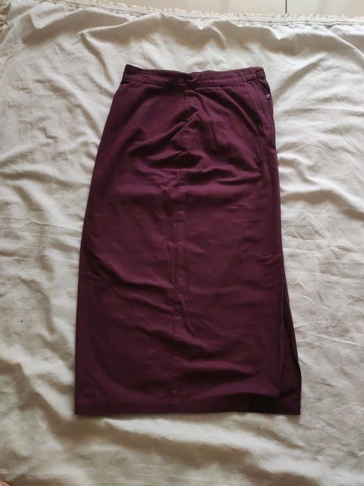 Jeans Skirt Side Slits