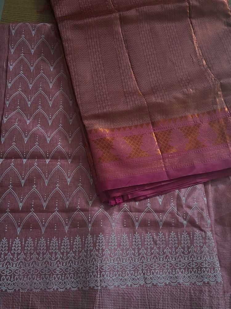 Combo of 2 pink sarees
