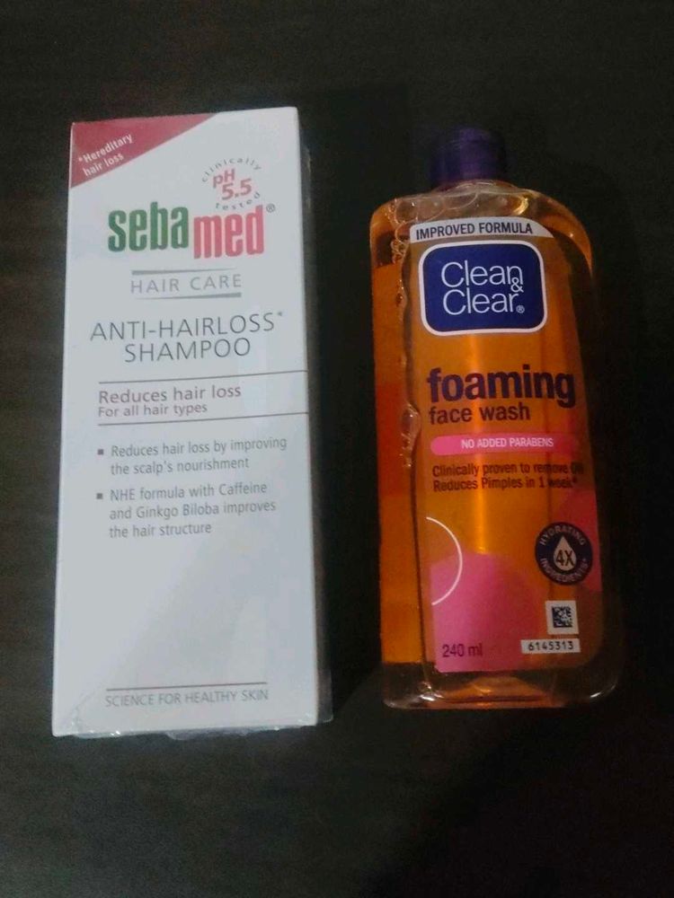 Sebamed Shampoo &amp; Clean&amp;Clear with free delivery