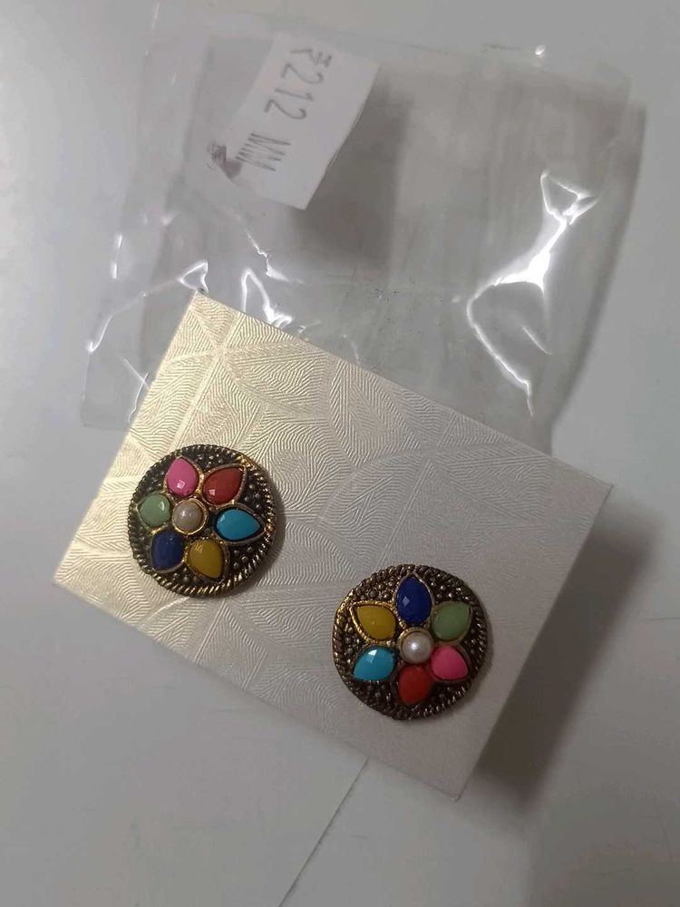 Vintage Style Flower Earrings