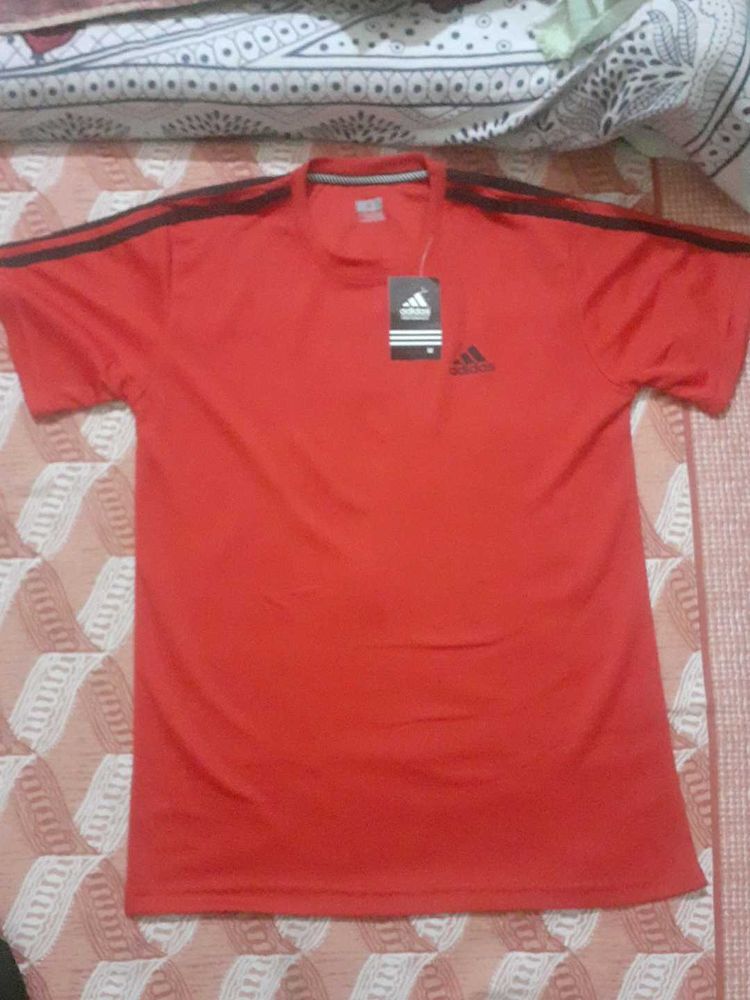 Adidas Red T-Shirt