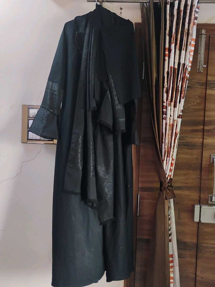 Elegant Black Imported burqa