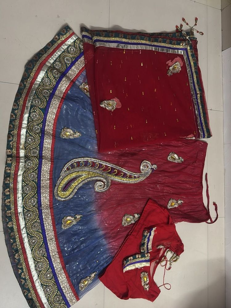 Embroidered Lehenga Choli Set