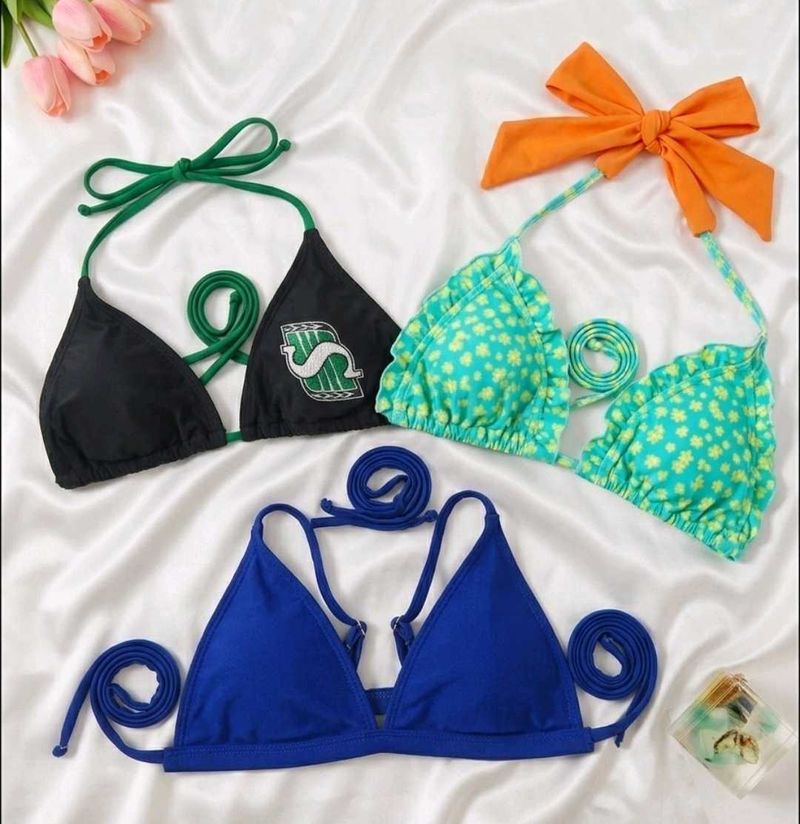 Cute Bikini Tops Set