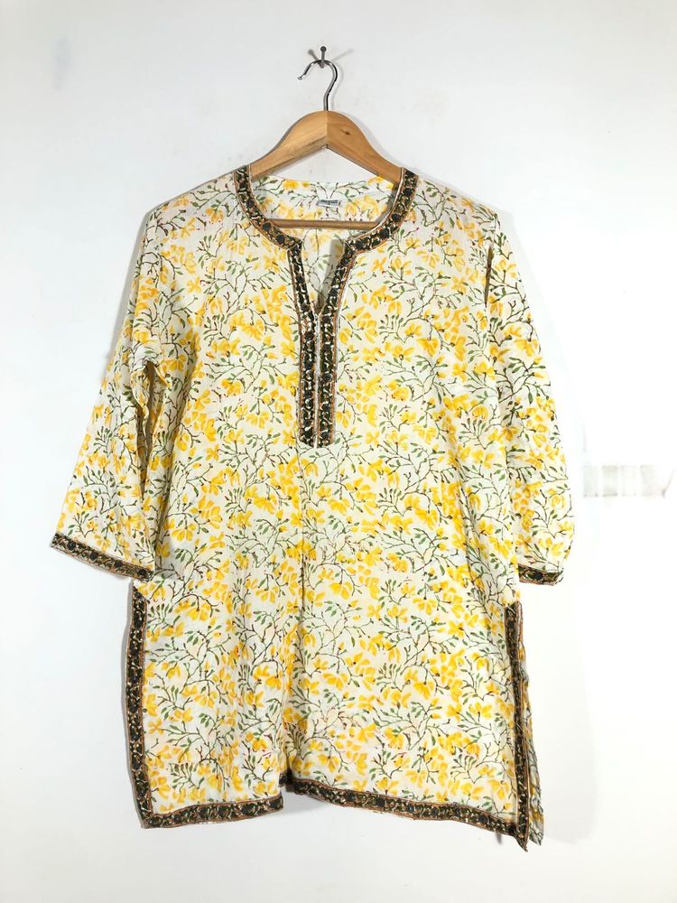 Off White Printed Top (Women’s)
