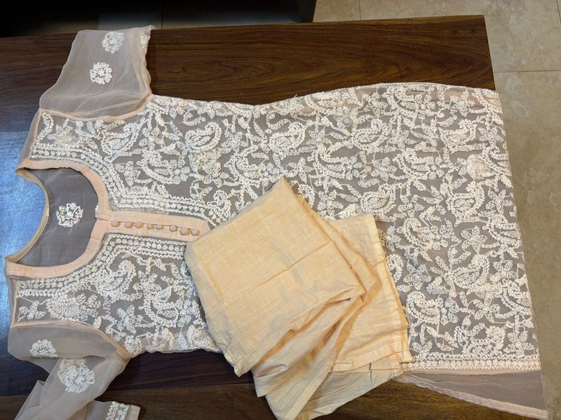 Elegant Chikankari Kurta Set