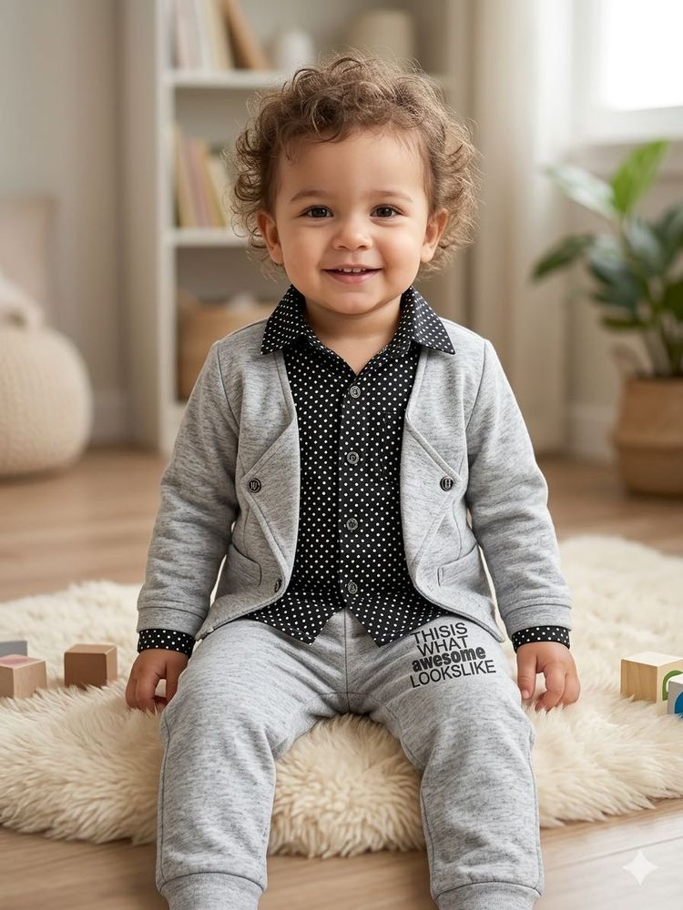 Cute Baby Boy Outfit Set