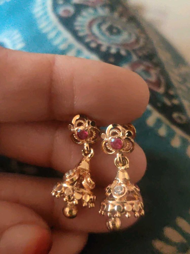 Beautiful South Indian Jhumka Earrings