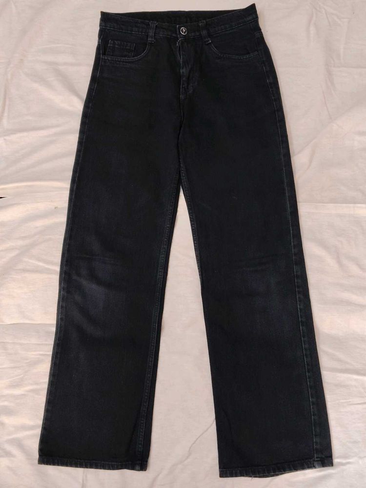 Classic Black Denim Jeans
