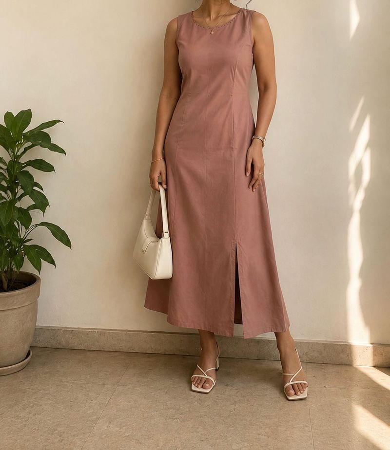 Chic Sleeveless Midi Dress