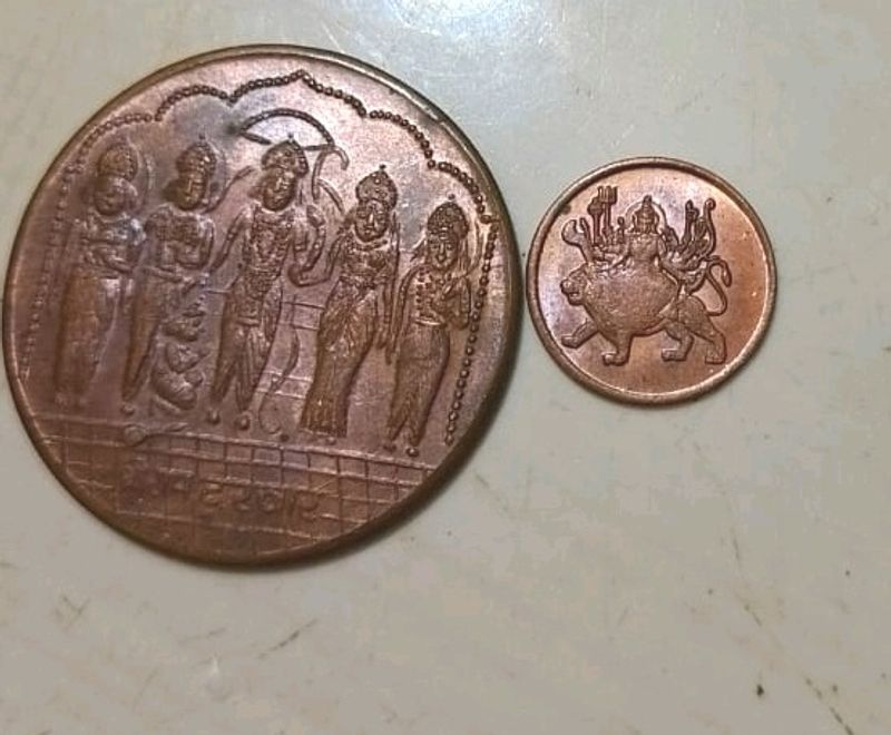 Rare Old Ancient Token Coins Special Diwali