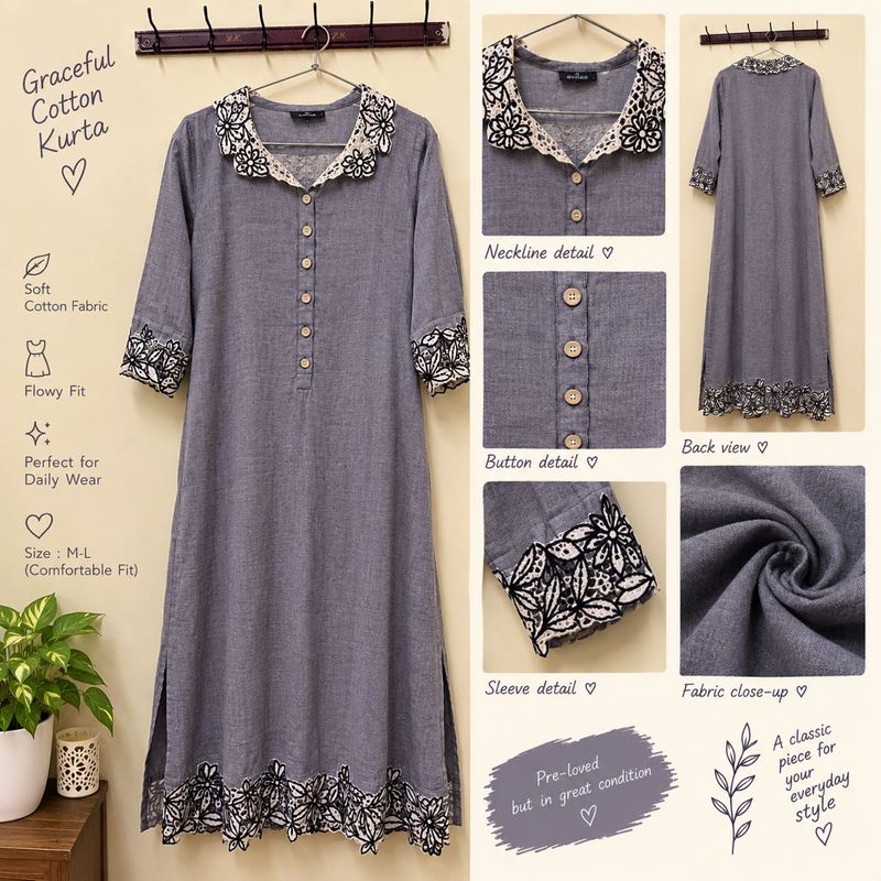 Graceful Cotton Kurta