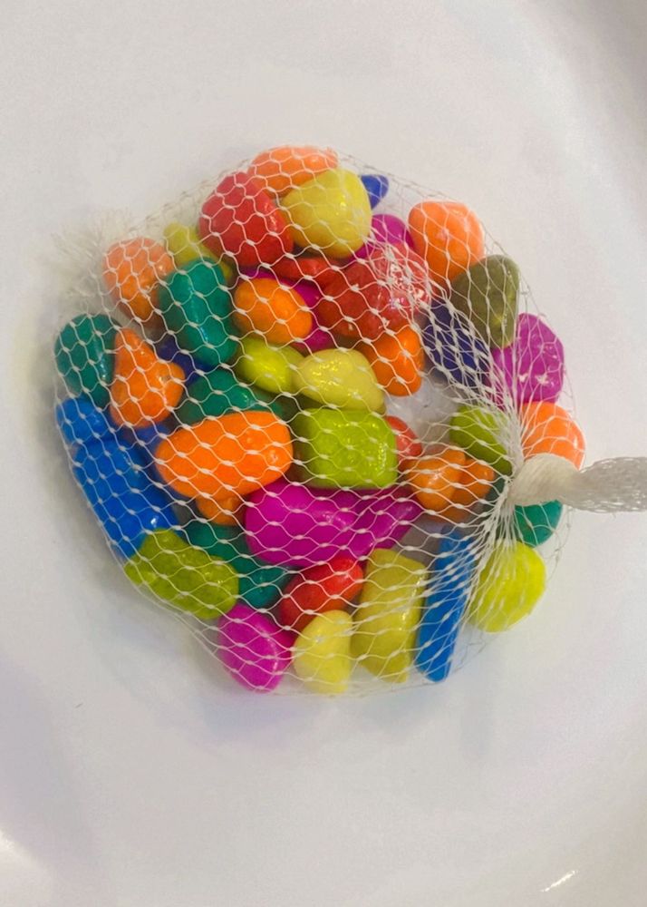 Decorative Colorful Polished Pebbles