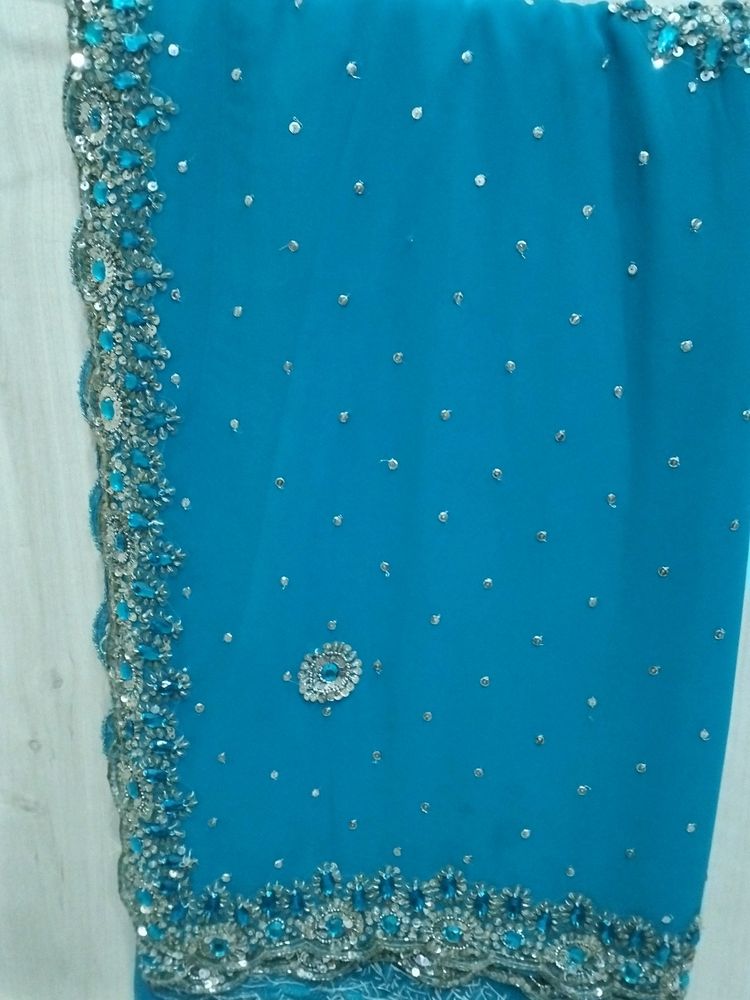 Beautiful Georgette Havey Saree