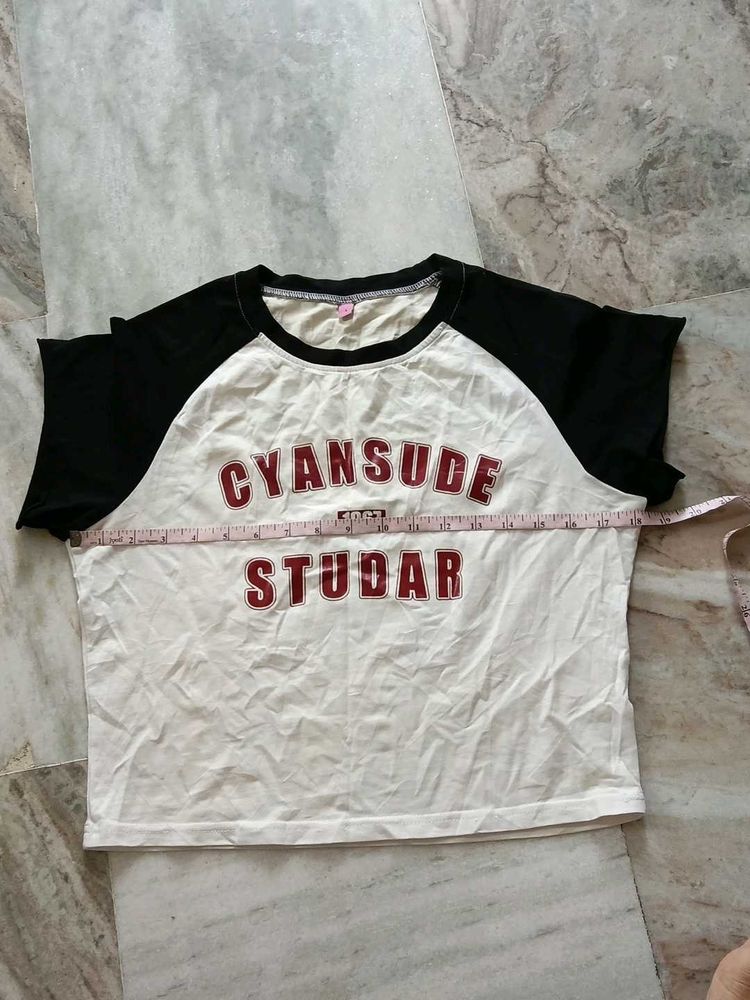 Graphic Print Raglan T-Shirt