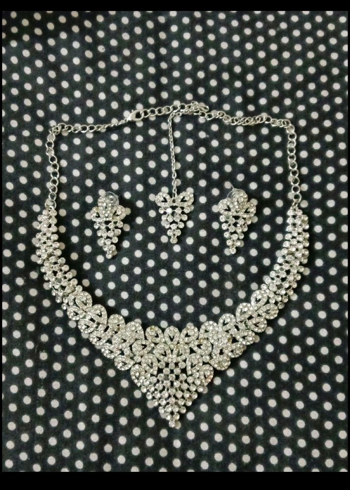 Sparkling Rhinestone Jewelry Set
