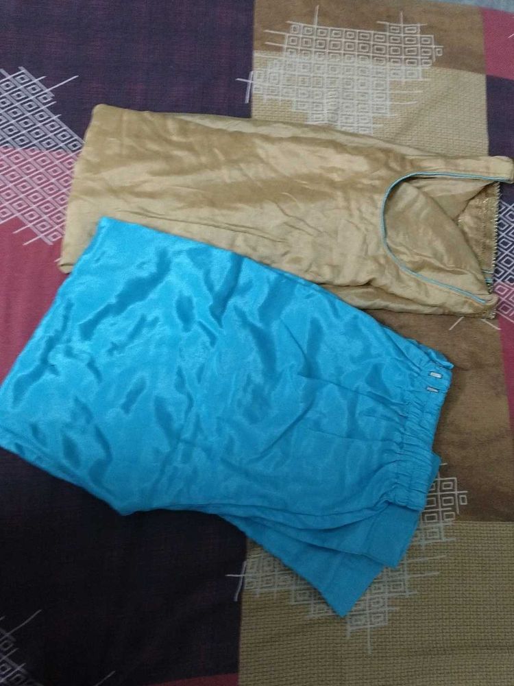 Elegant Golden Kurta