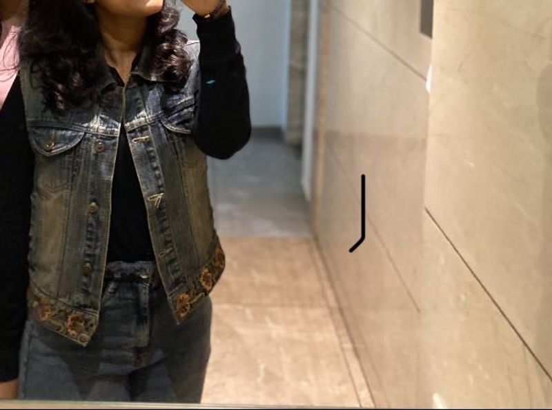 Embroidered Denim Vest