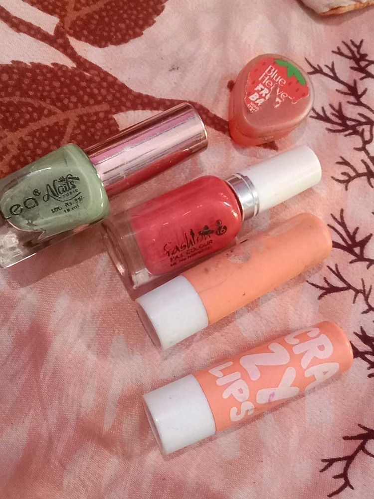 Assorted Nail Polish &amp; Lip Balm Set