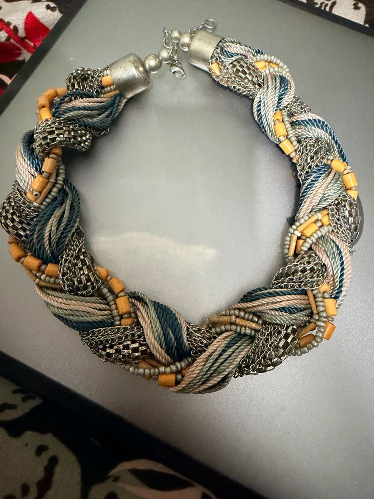 Braided Statement Necklace