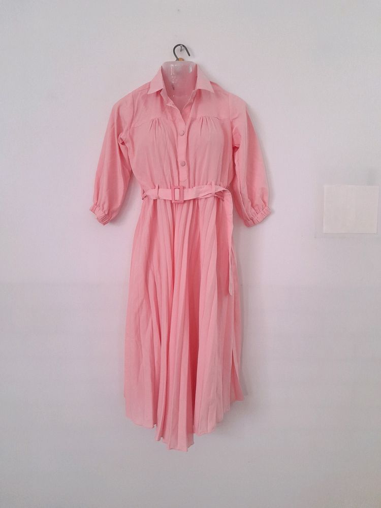 Pink Casual Dress (Women's)