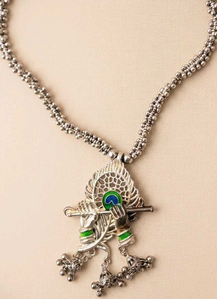15% SALE OFFER 🔥Long Krishna Pendant Necklace