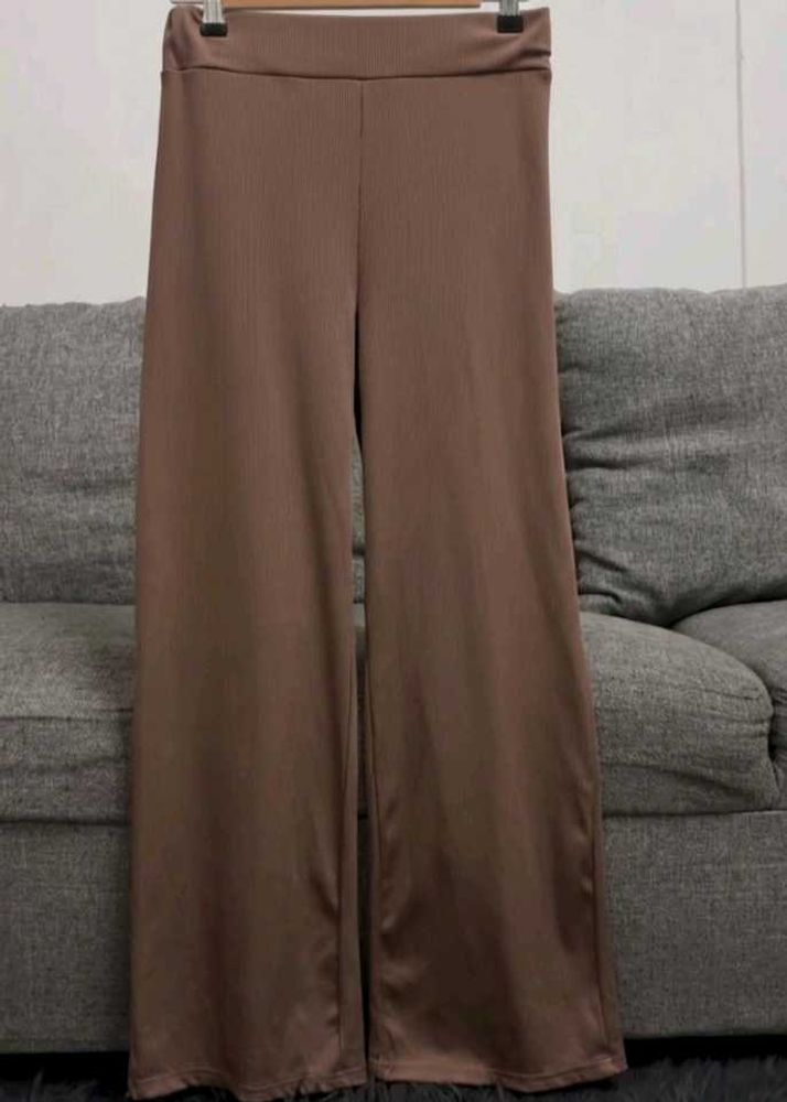 pack of 2 ribbed Lightweight Palazzo Pants