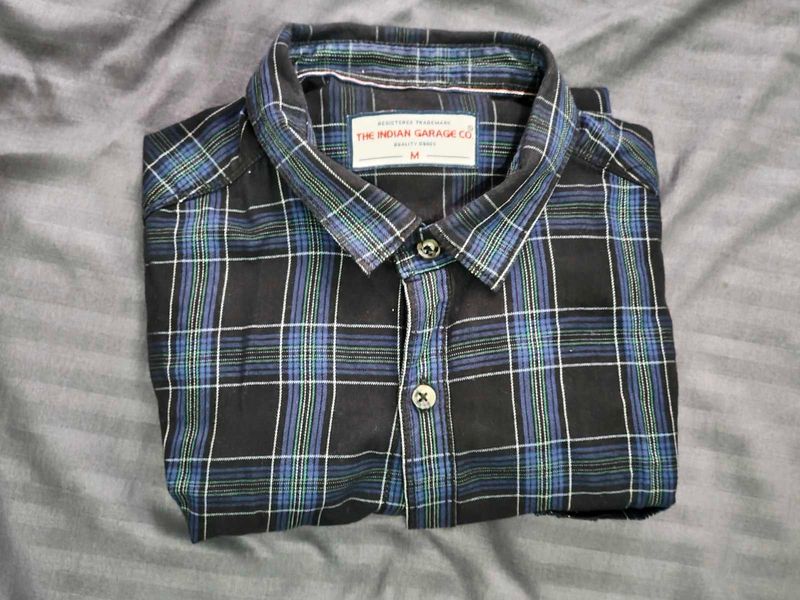 INDIAN GARAGE COMPANY,Men's Plaid Shirt