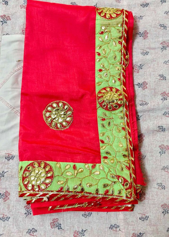 Unused new Gota patti saree