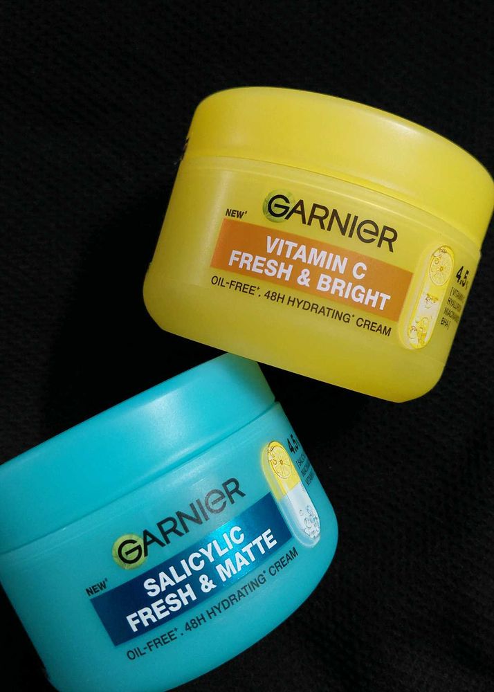 Garnier Vitamin C &amp; Salicylic Acid Face Creams
