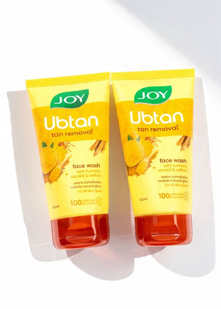 Joy Ubtan Tan Removal Face Wash pack of 2