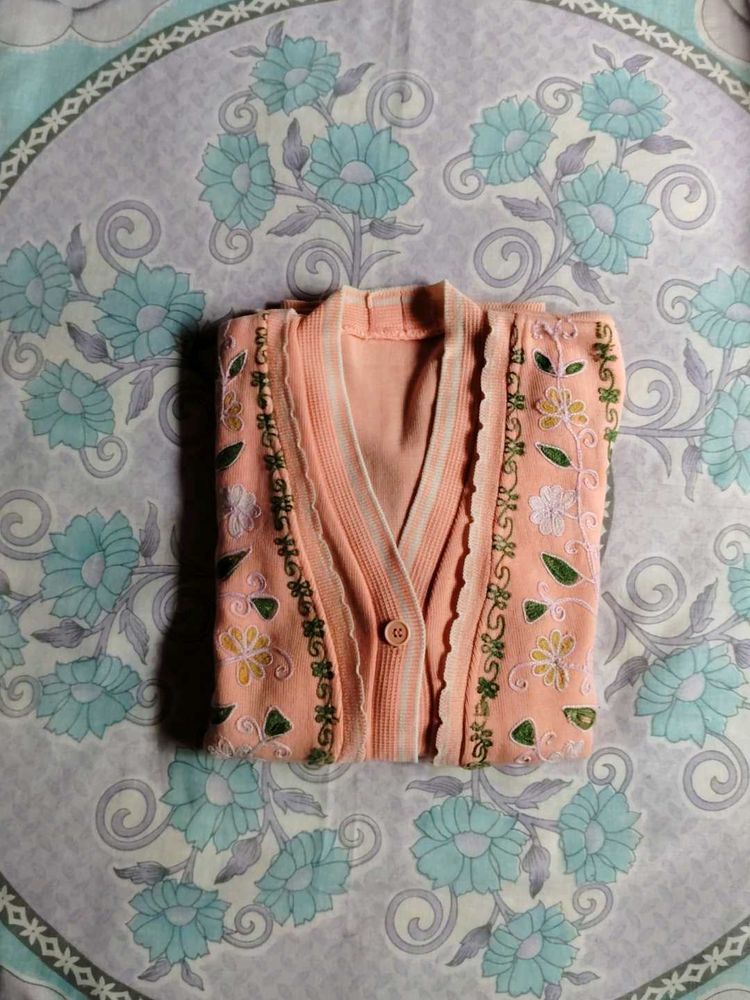 Retro Floral Cardigan