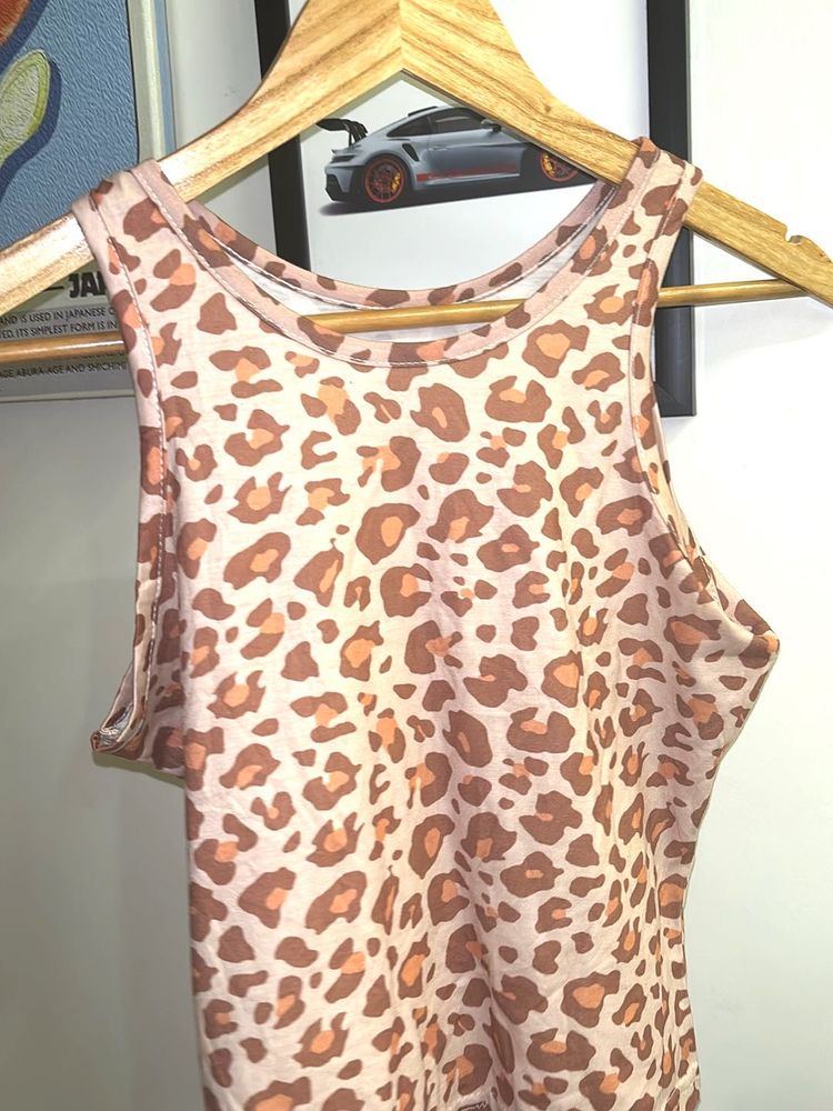 URBANIC Leopard Print Tank Top