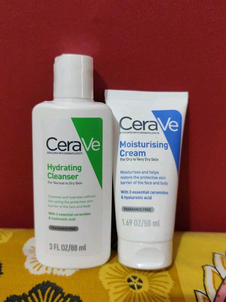 CeraVe Hydrating Cleanser &amp; Moisturising Cream Set