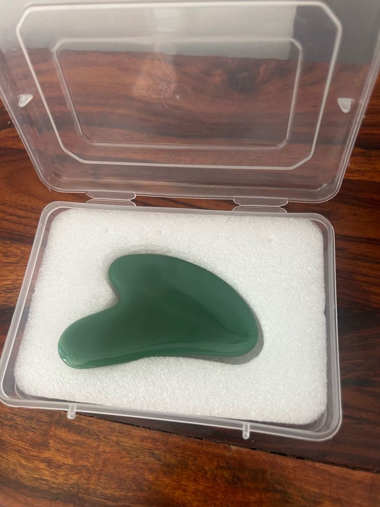 Green Jade Gua Sha Stone