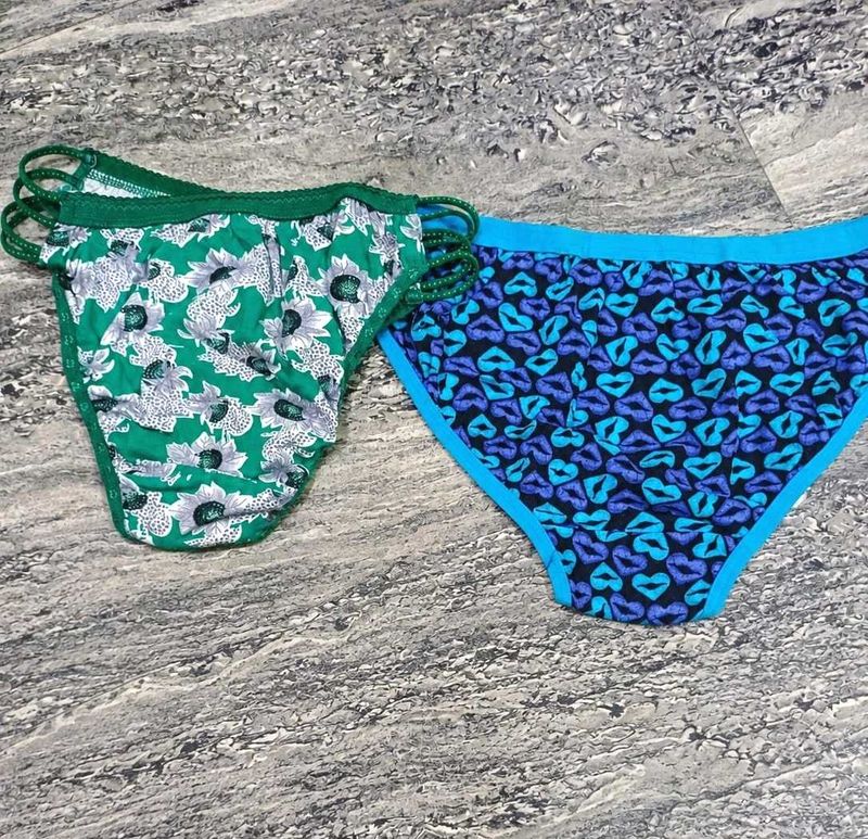 Cute Bikini Panties - 2 Pack