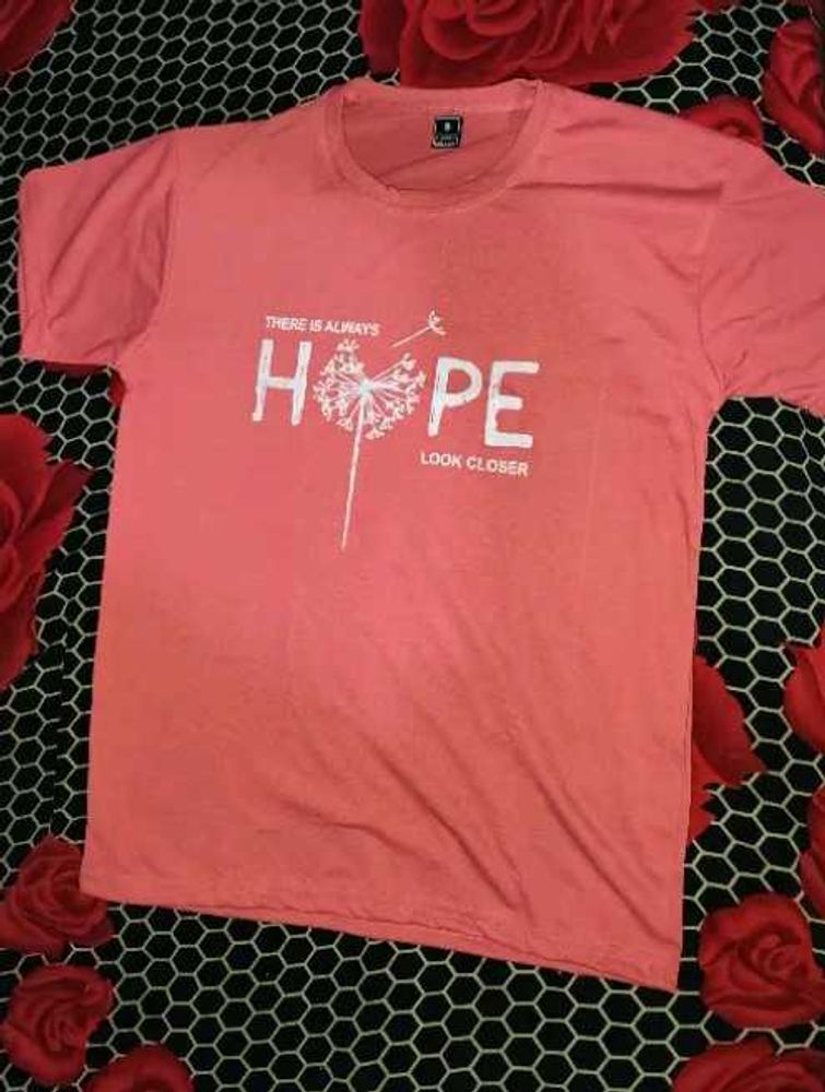 Pink 'Hope' Graphic Tee - Size M